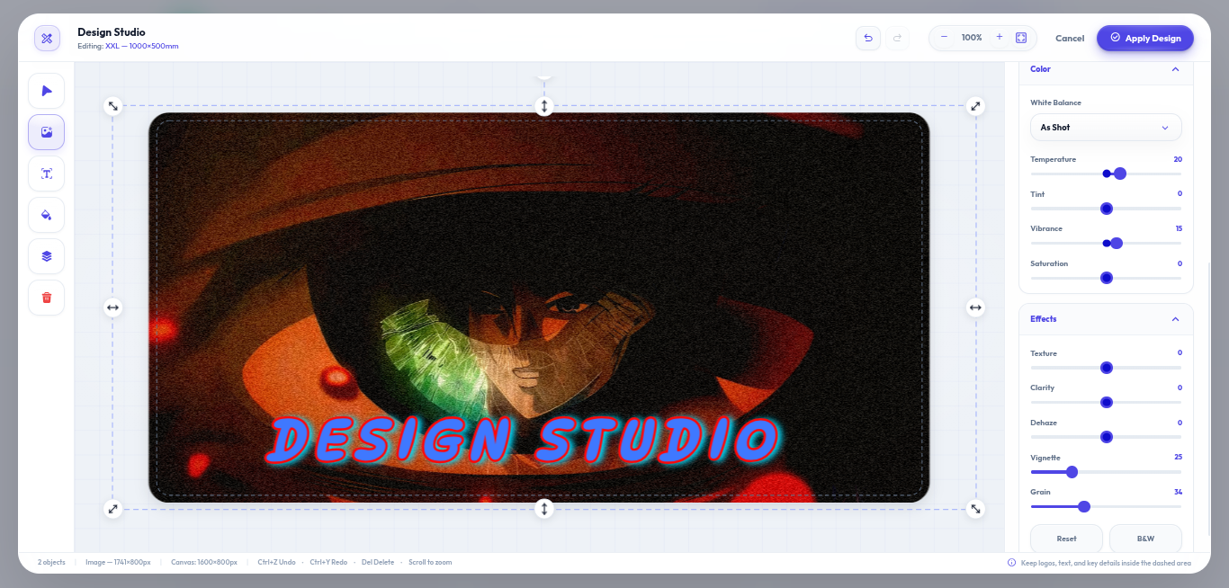 Screenshot of the hero section of Minimalist Gaming Design Studio